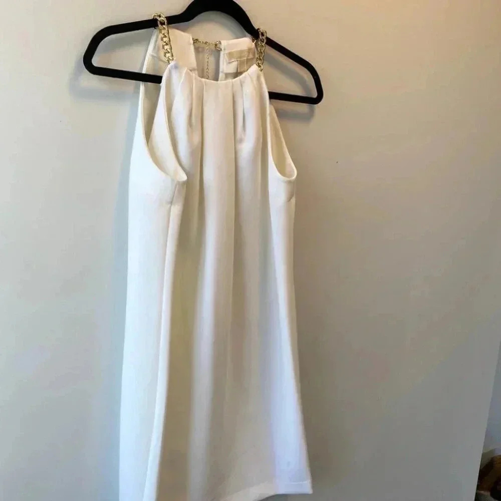 Michael Kors Chain Neck Halter Dress - Picture 3 of 14